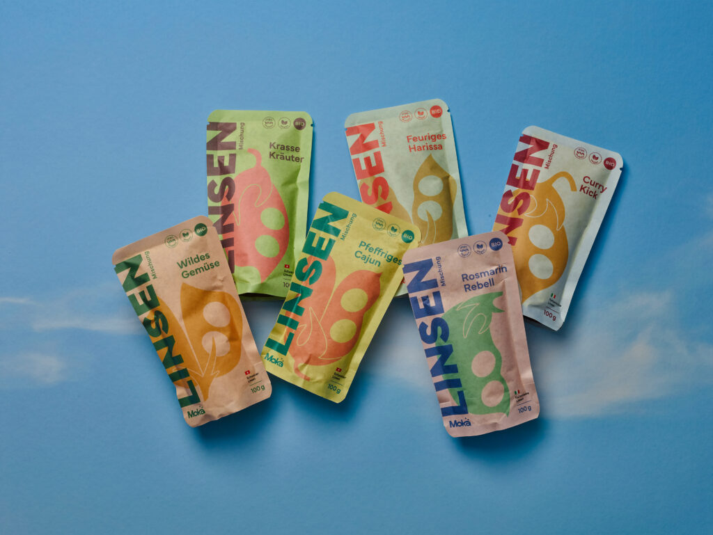Sechs Mischungen. Eine Vision: Schweizer Hülsenfrüchte auf mehr Teller bringen.