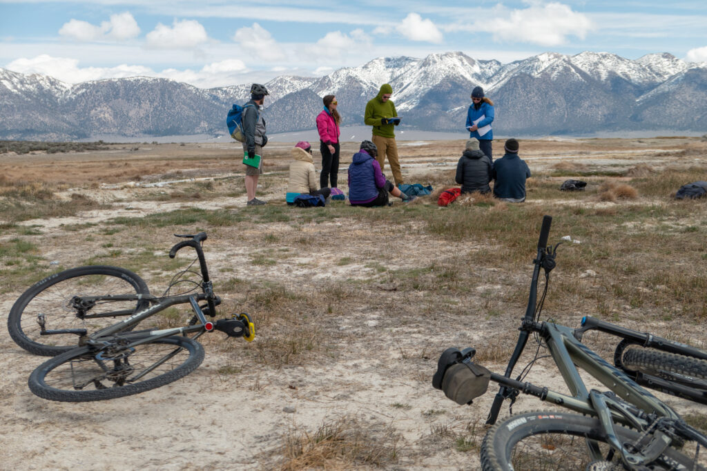A Systemic Cycles tour in the Californian Eastern High Sierra mountains, part of a PhD research by Haley Fitzpatrick, AHO Oslo/MonViso Institute.