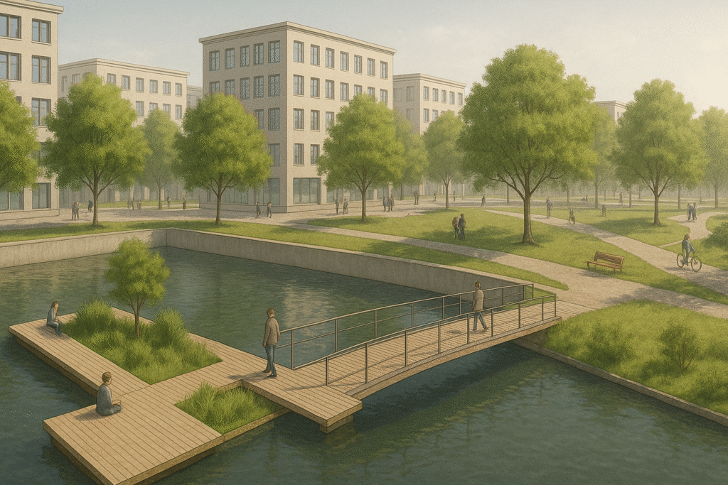 Illustration of the Overflow Oasis