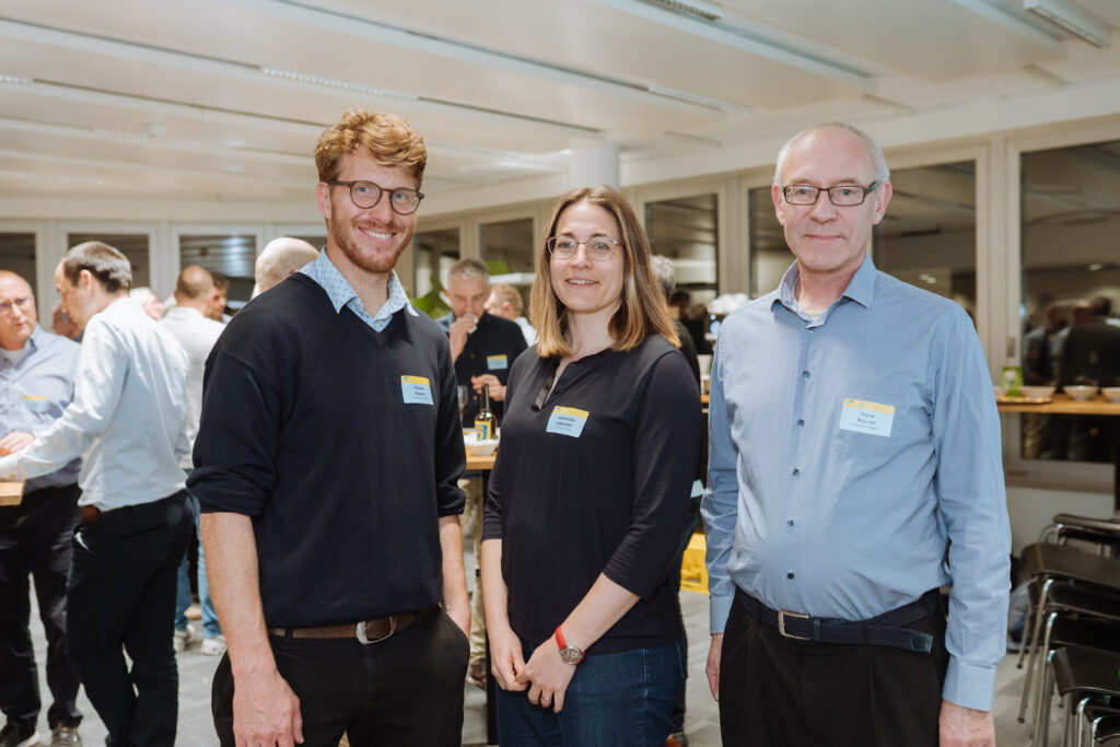 l. to r. Vivian Hauss, Jeannette Lippuner und Hans Maurer