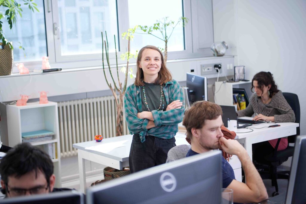 When not in the field, the team is running data analysis in our office in Schlieren